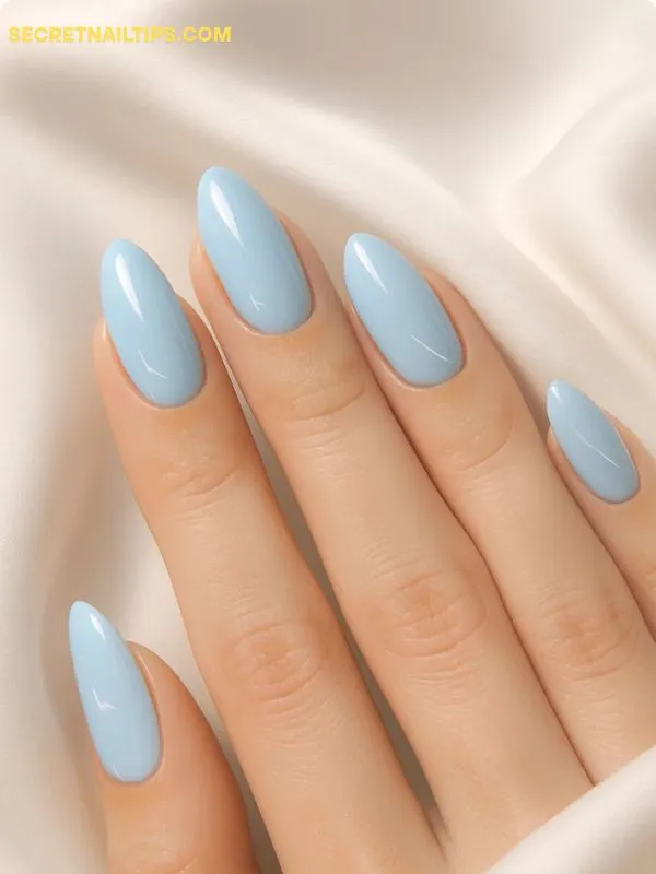 Baby Blue nails