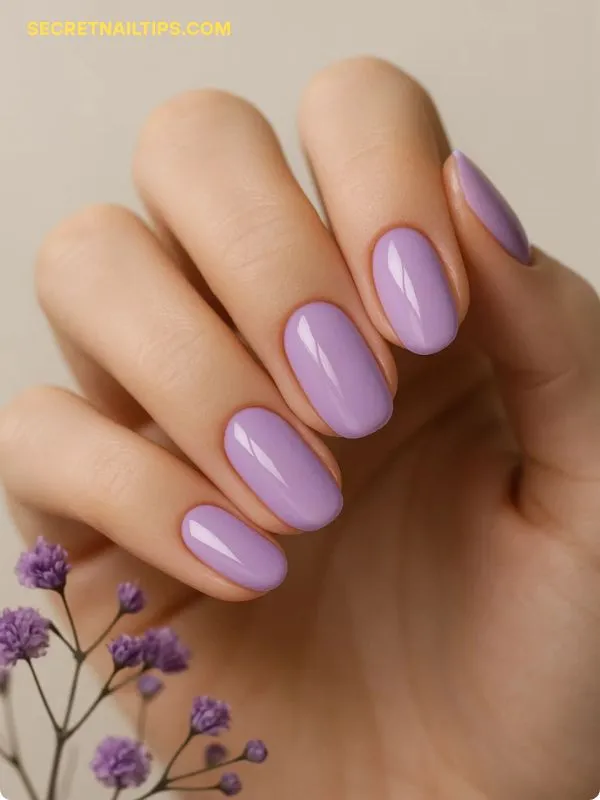 Lavender nails