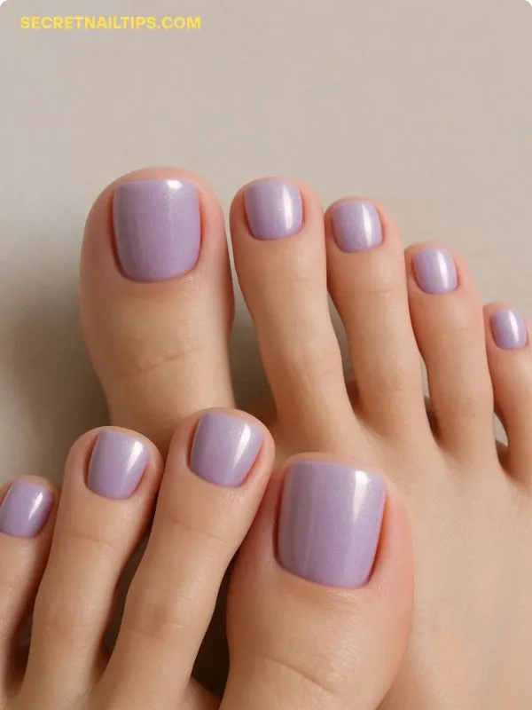 Soft Lavender pedicure